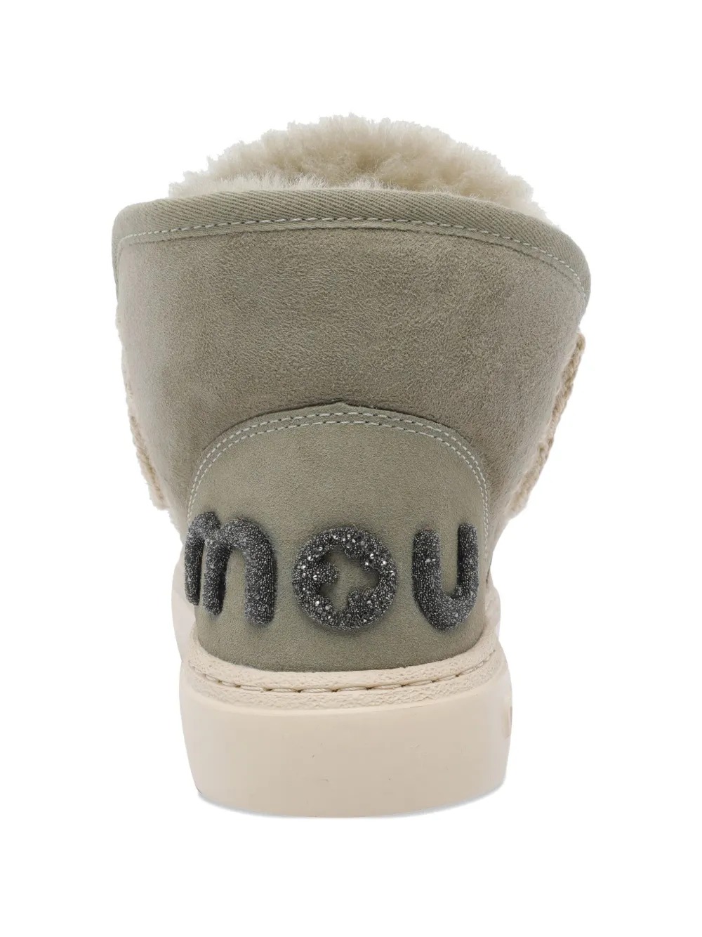 Mou Eskimo Bold sneakers met logo met glitters Groen