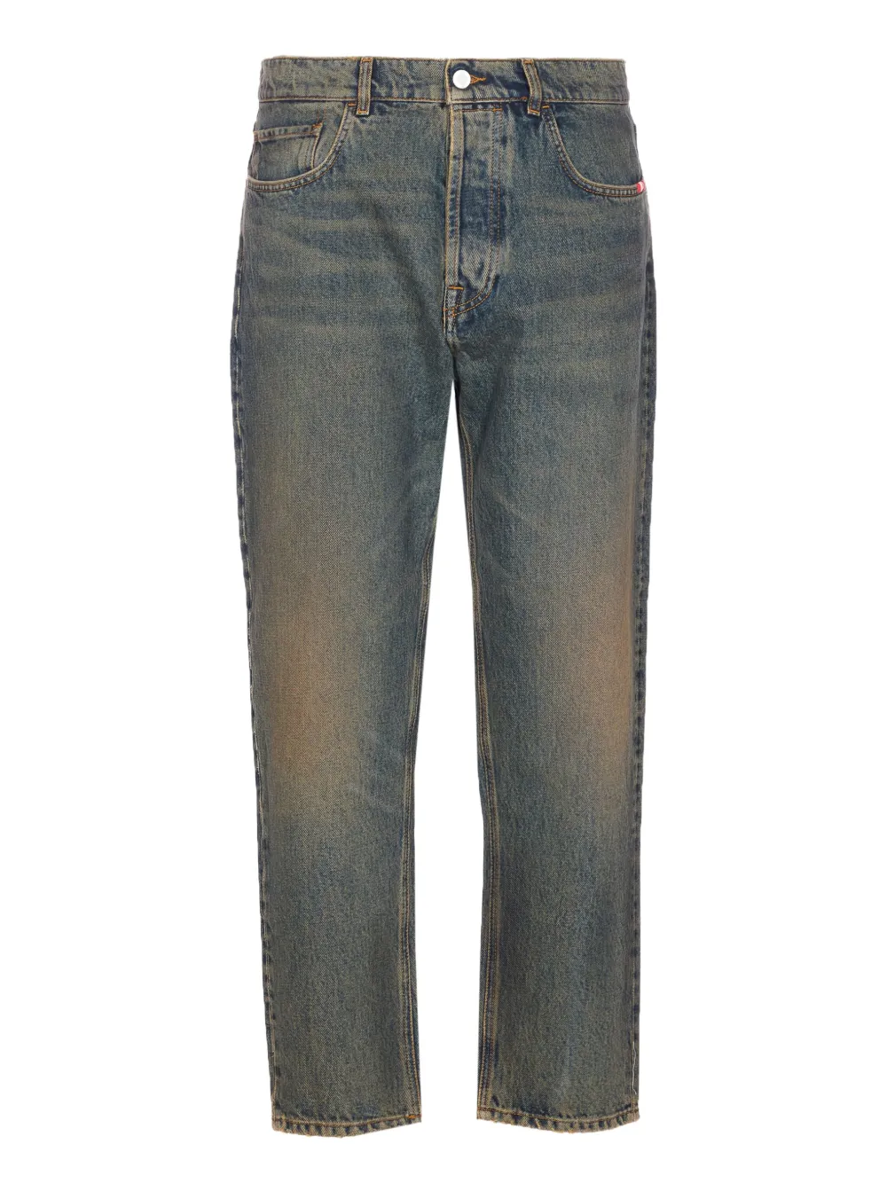 AMISH whiskering-effect jeans | Blue | Image 1