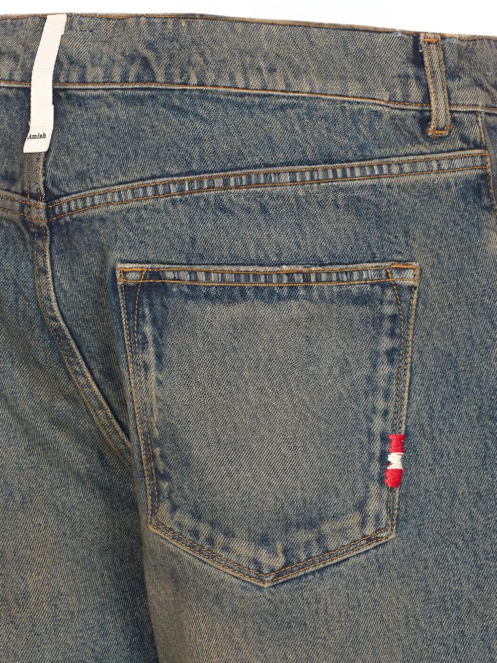 AMISH Jeans met effect Blauw