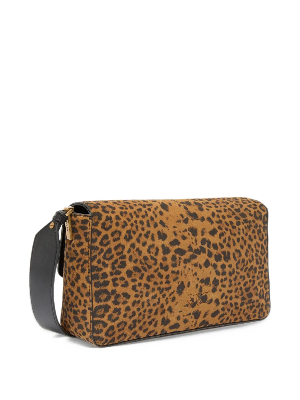 PINKO Shopper met luipaardprint Bruin