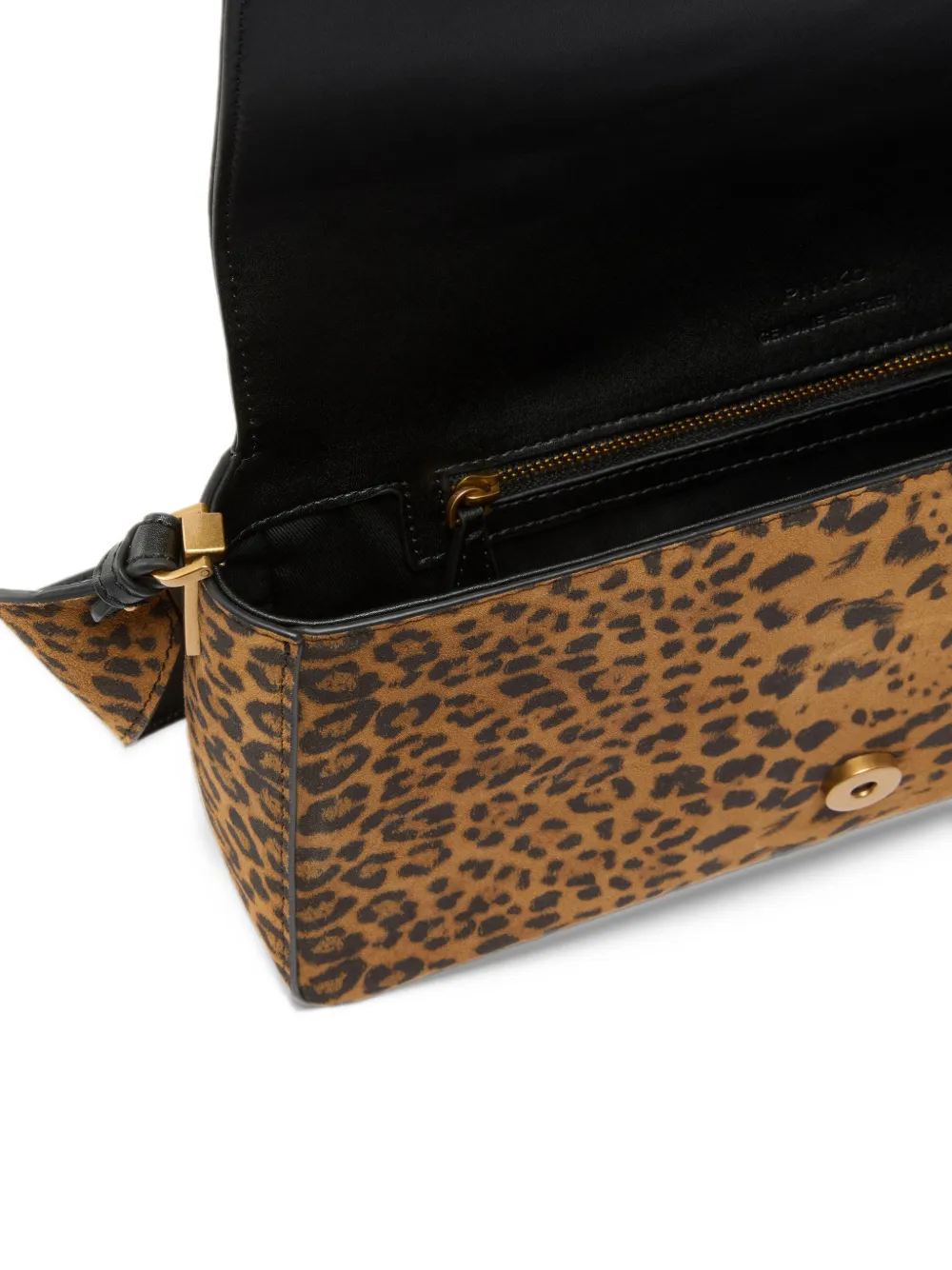 PINKO Shopper met luipaardprint Bruin