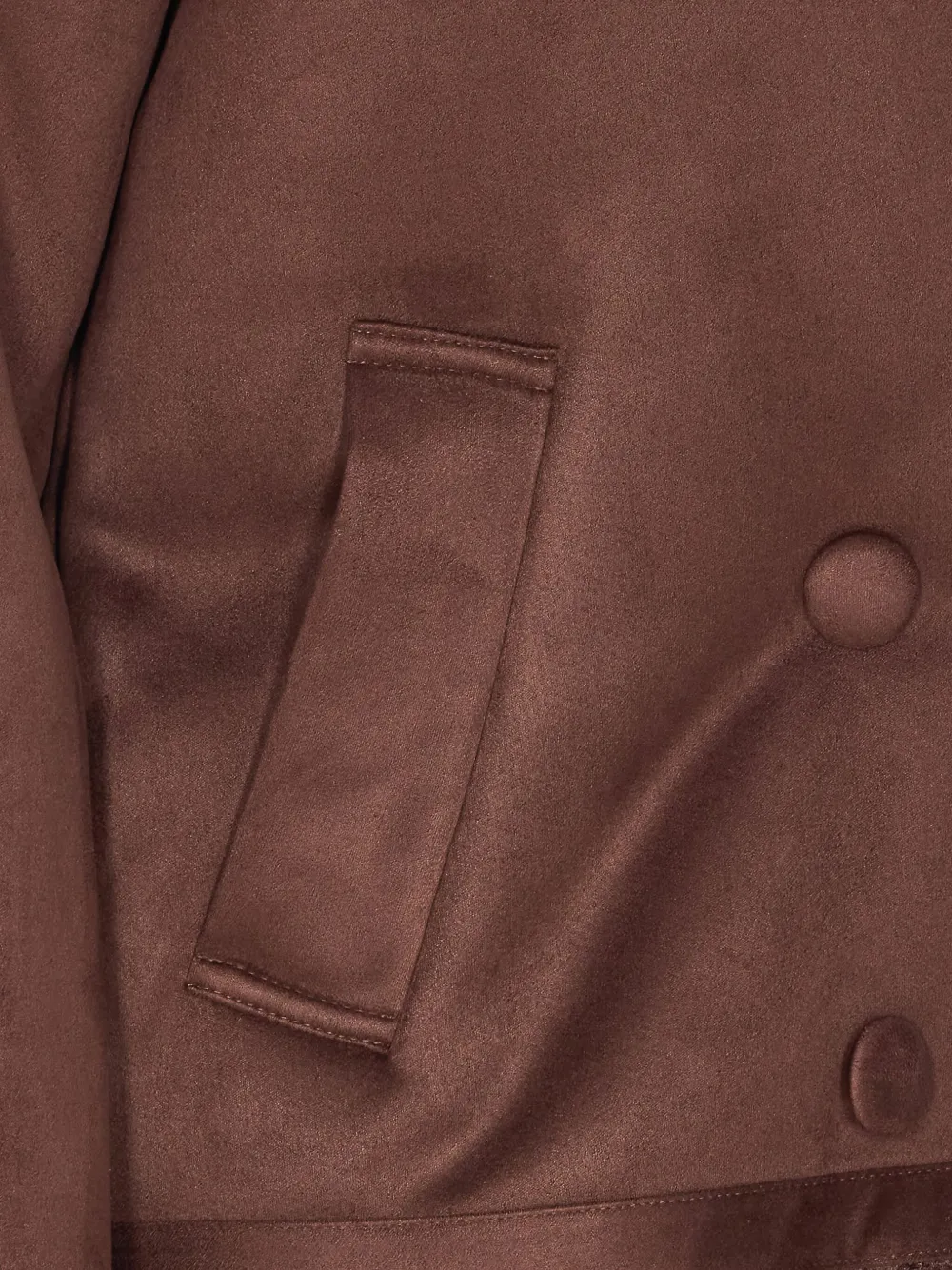 Liu •jo Double-breasted Jacket In Brown