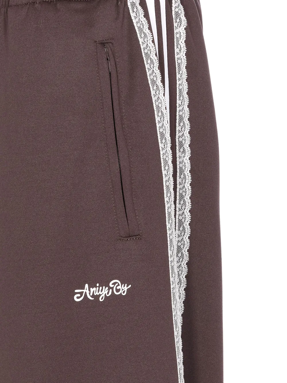 Aniye By Logo Detail Track Pants In Brown
