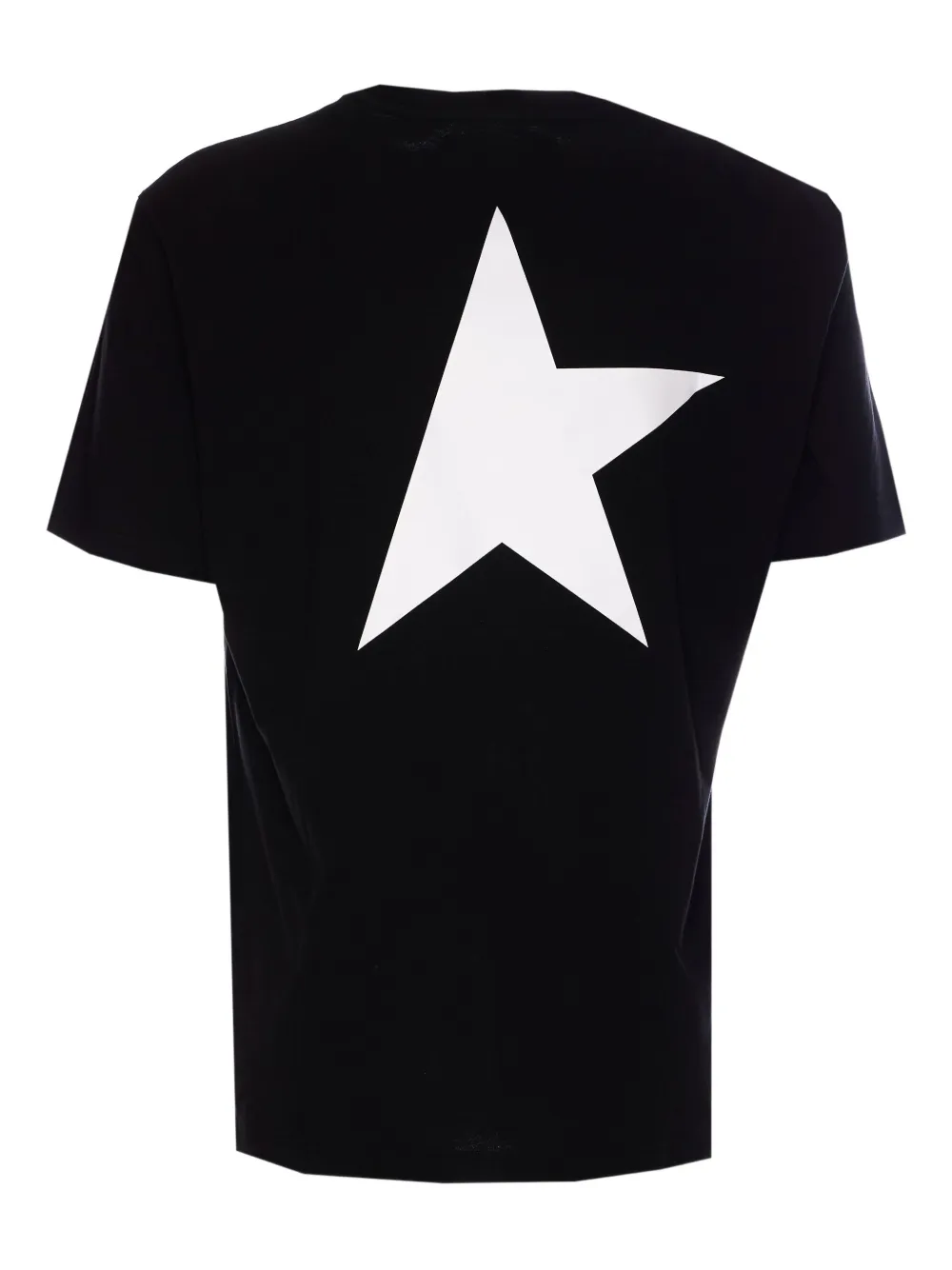 Golden Goose logo-lettering crew-neck T-shirt - Zwart