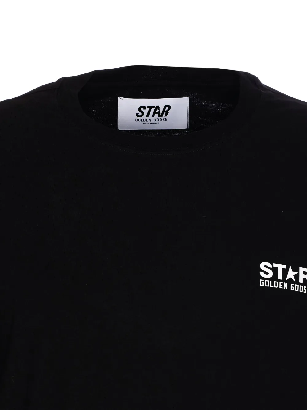Golden Goose Logo-lettering Crew-neck T-shirt In Black