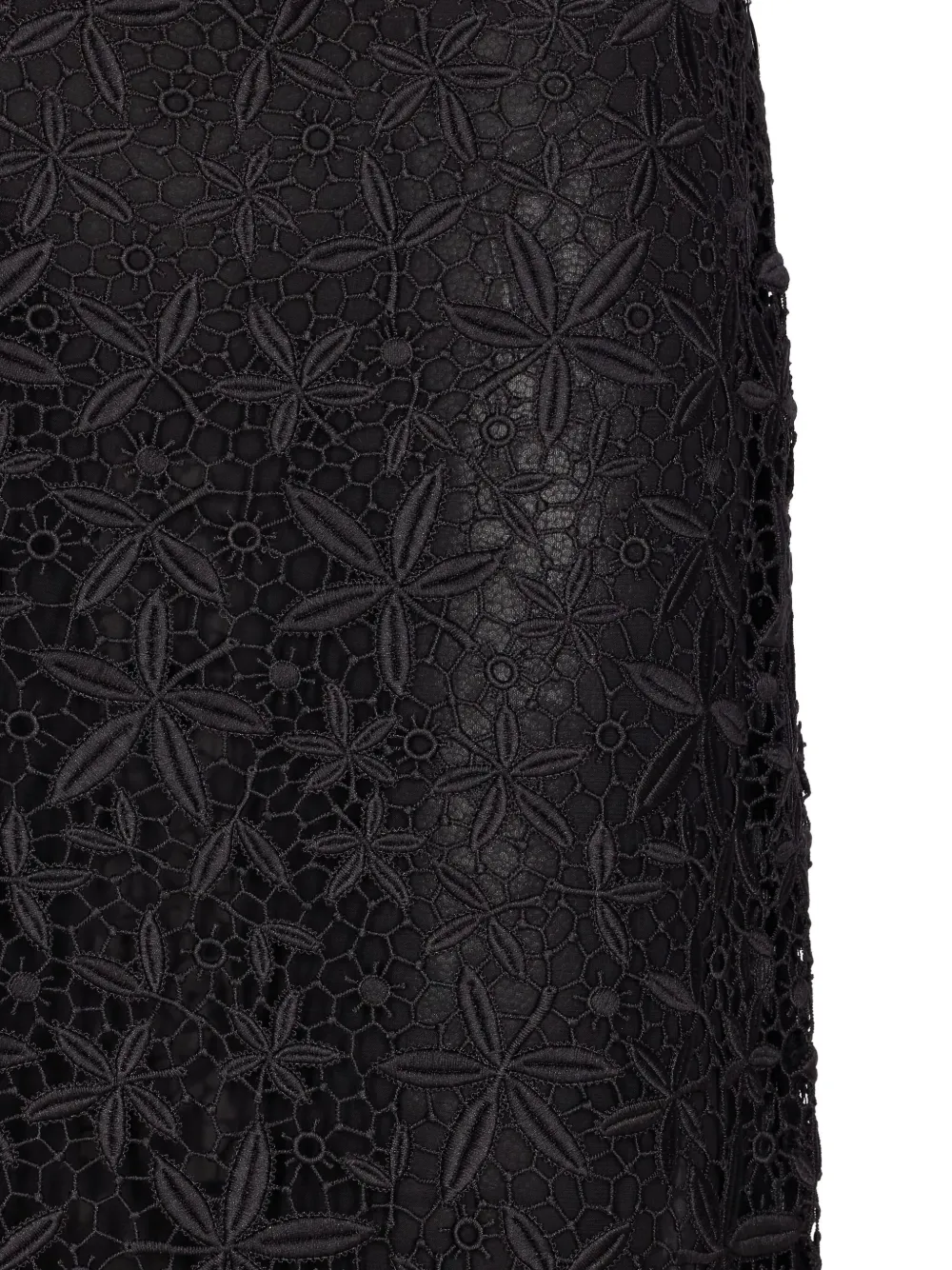 Totême Toteme Guipure Lace Skirt Clothing In Black