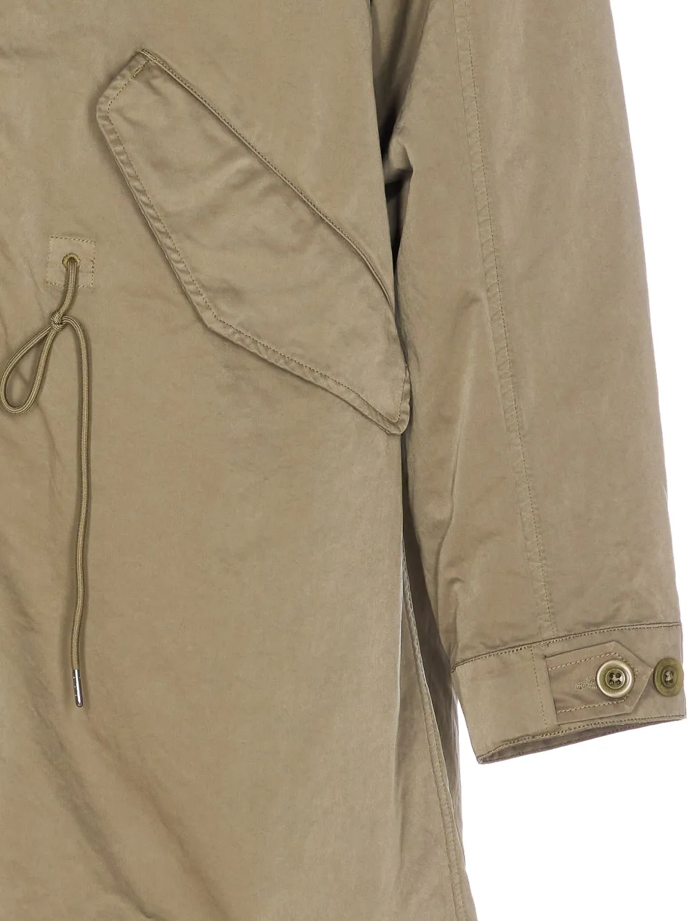 C.p. Company Hooded Outerwear Jacket And Pockets In Green