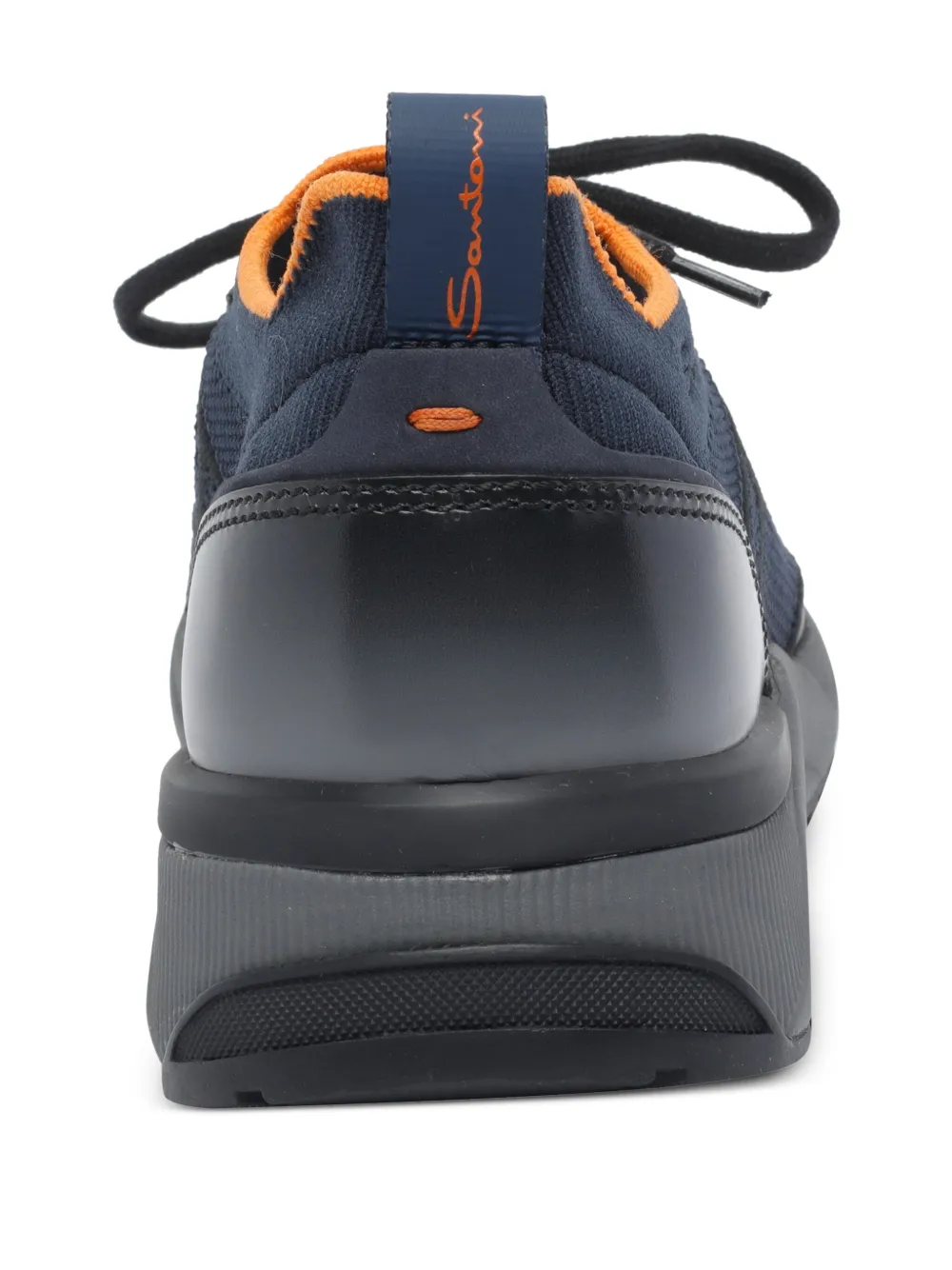 Santoni Gebreide sneakers Blauw