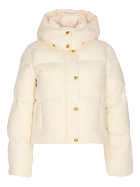 Elisabetta Franchi velvet quilted down jacket