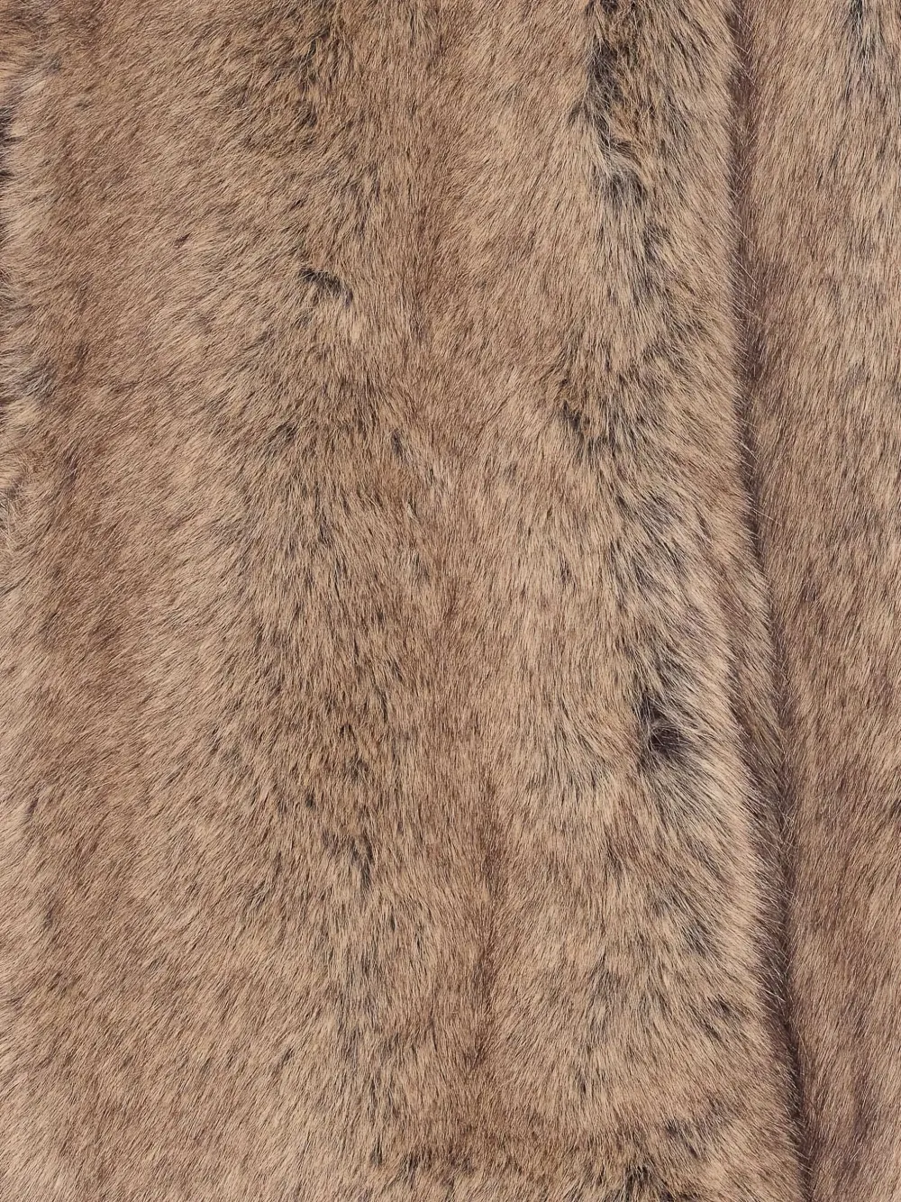 Liu •jo Faux Fur Jacket In Brown