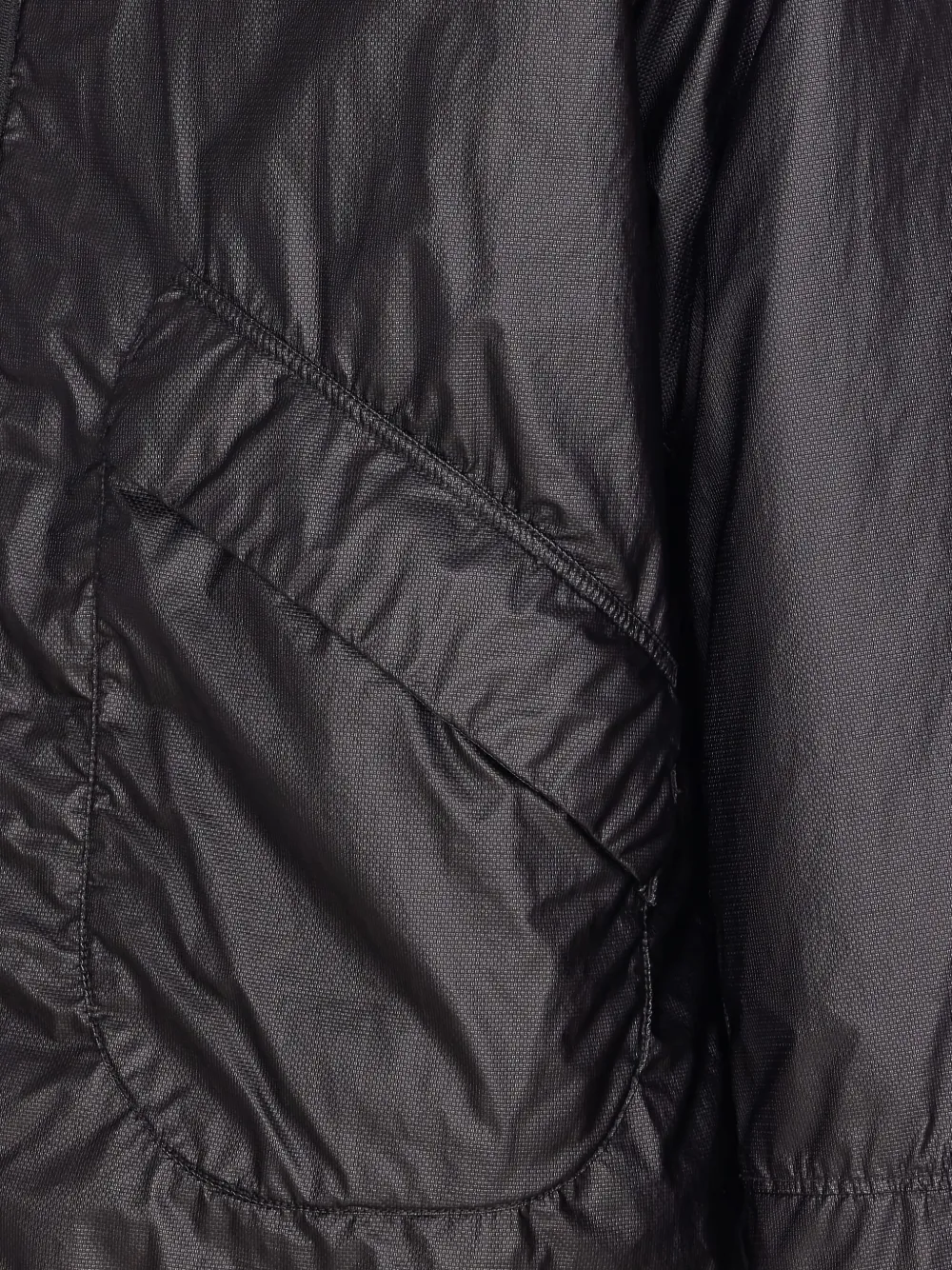 C.p. Company Long Sleeve Padded Outerwear Jacket In Black