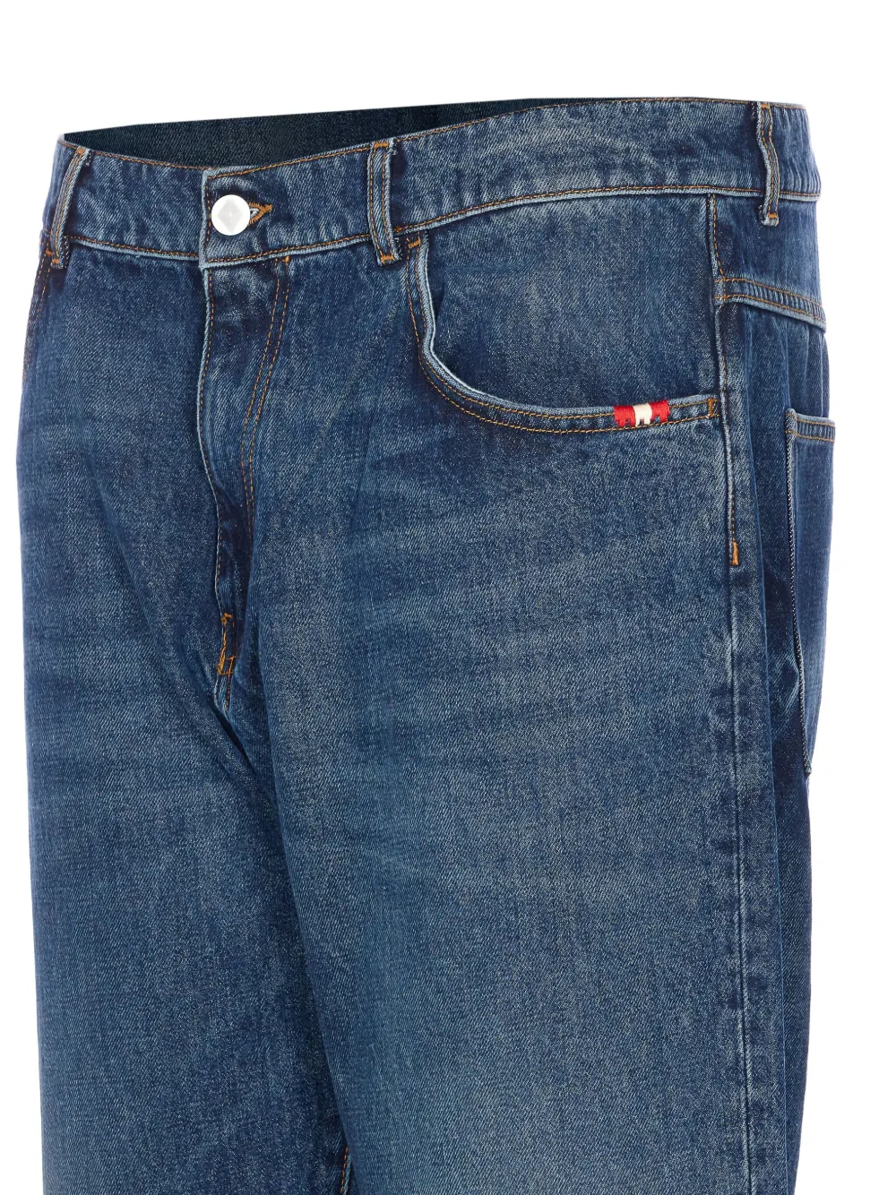 AMISH Jeans met effect Blauw