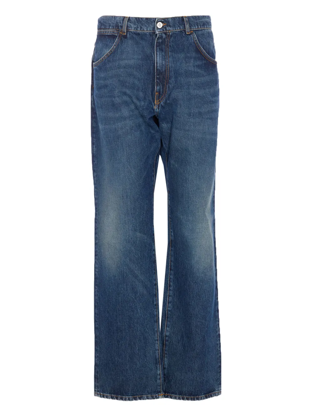 AMISH whiskering-effect jeans | Blue | Image 1