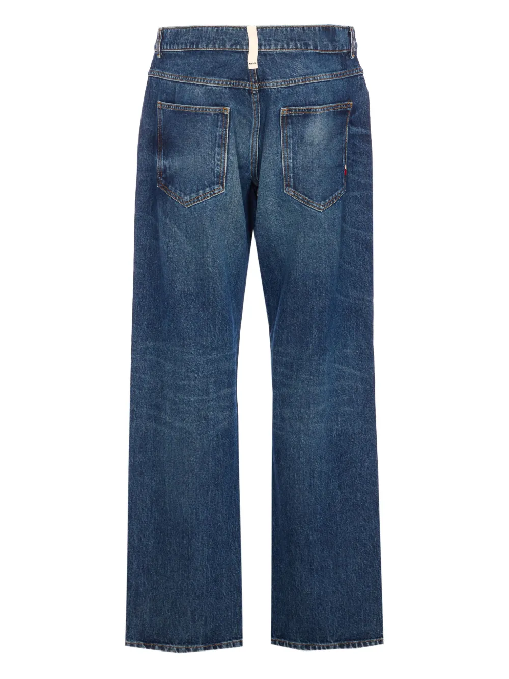 AMISH whiskering-effect jeans - Blauw