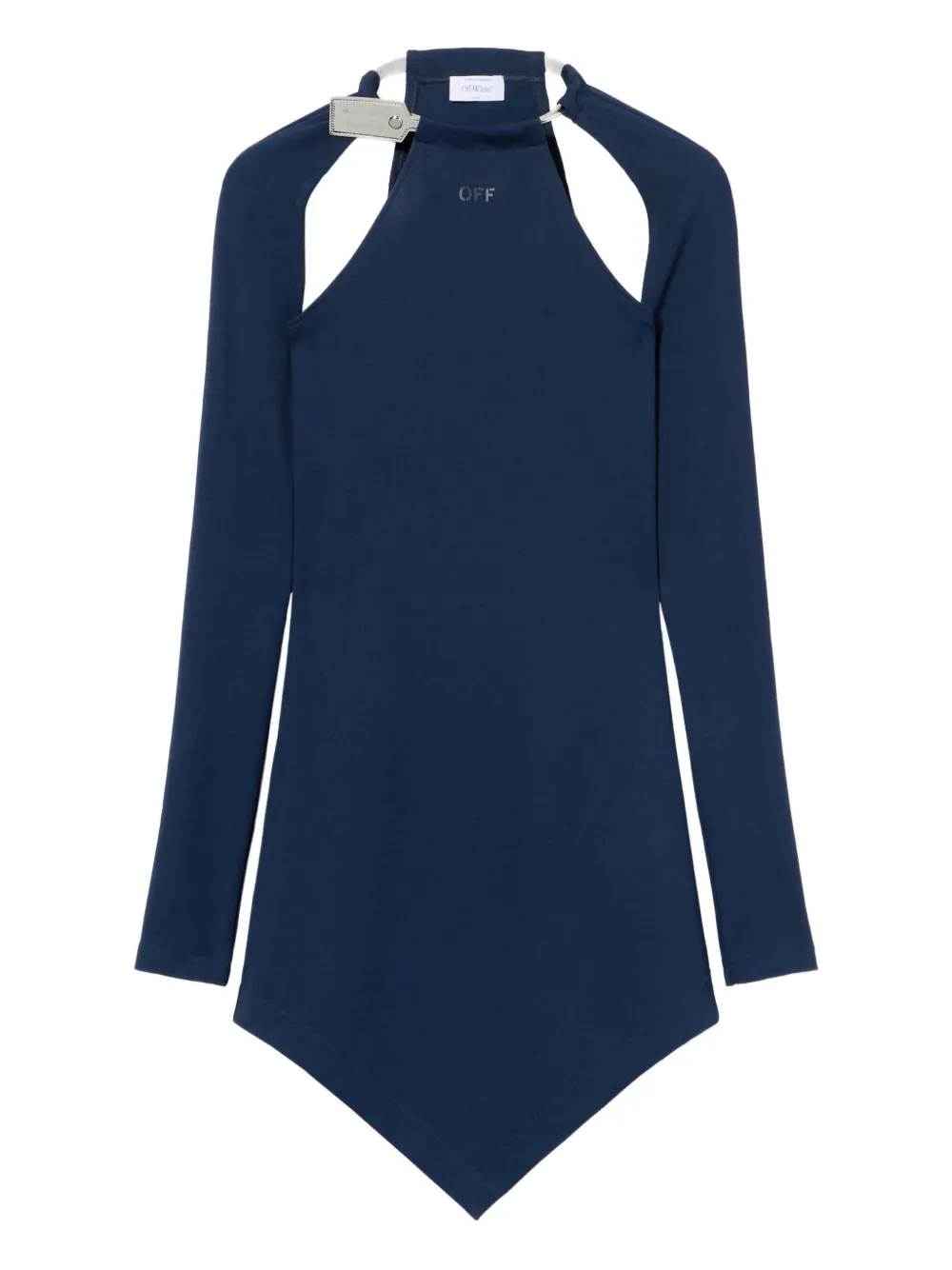 Off-White vestido asimétrico | azul | Image 1