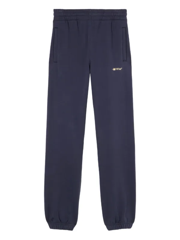 Off-White Ink ロゴ トラックパンツ | ブルー | FARFETCH JP