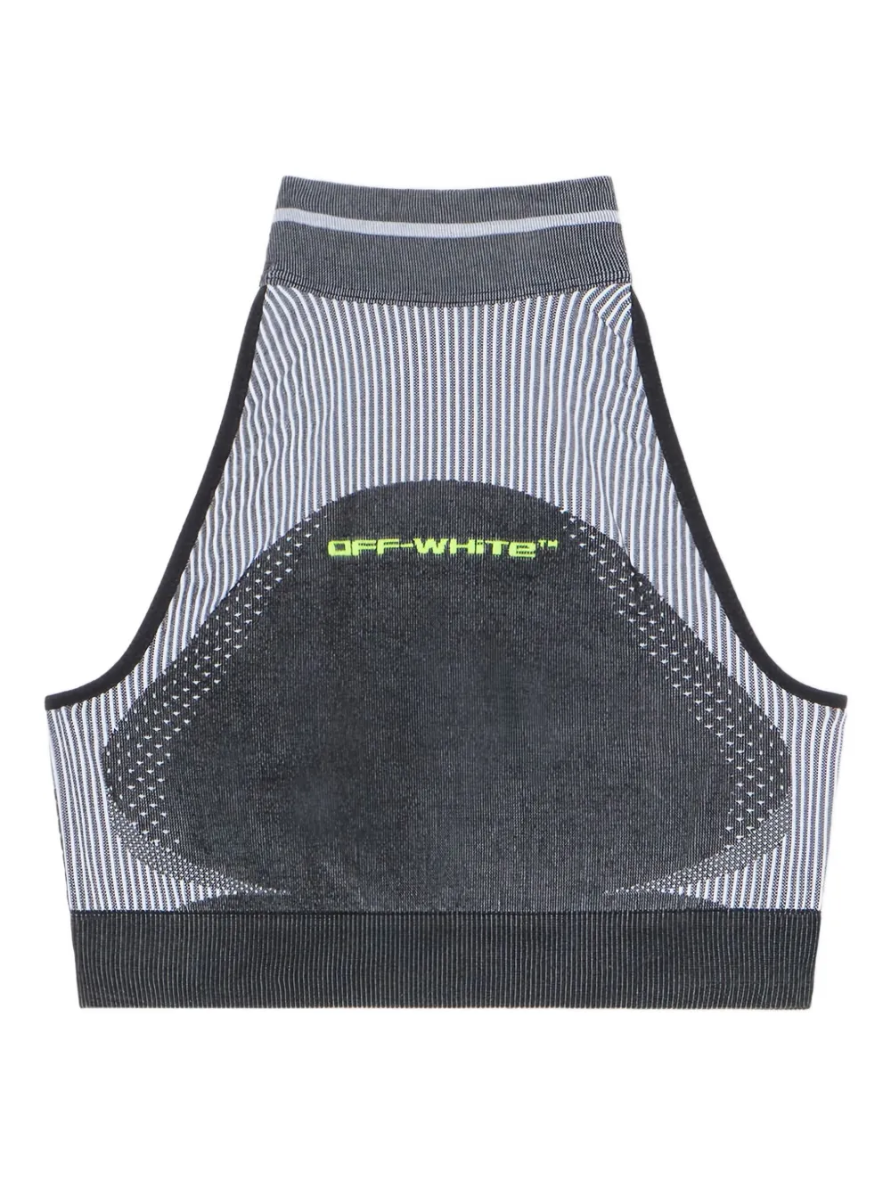 Off-white Race Logo Arrow Seamless Sports Bra In Multi