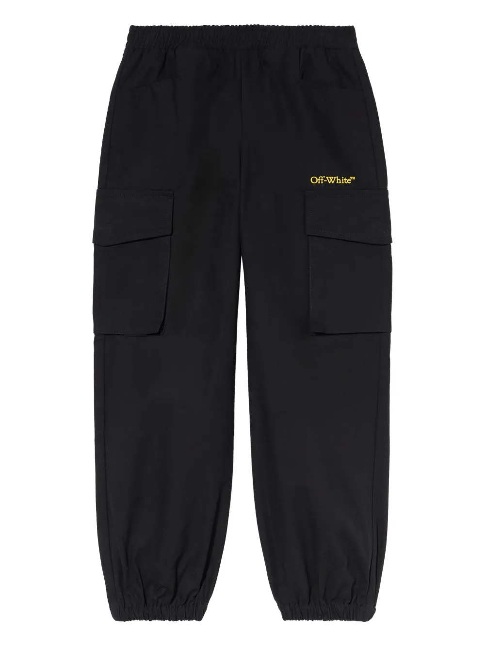 Off-White Kids Diagonal logo cargo pants | Black | Image 1