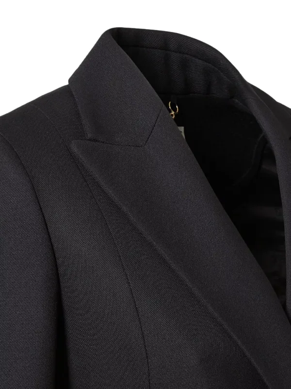 FENDI ウールコート | ブラック | FARFETCH JP