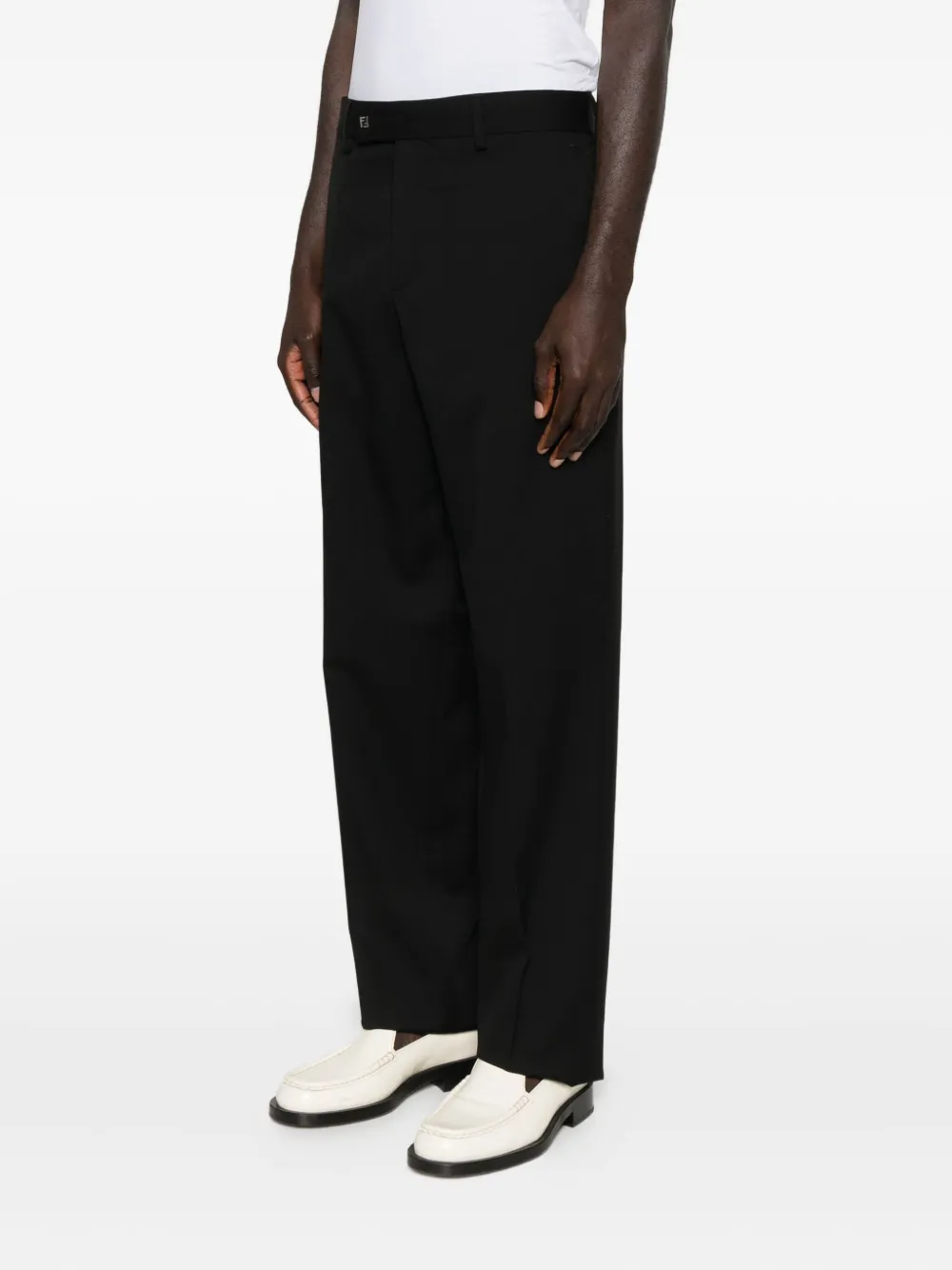 FENDI Wollen broek Zwart