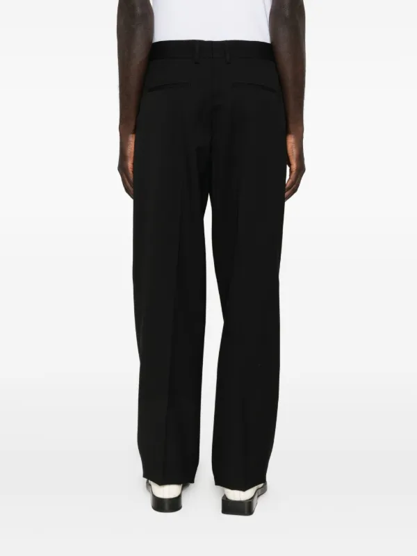 FENDI ウールパンツ | ブラック | FARFETCH JP