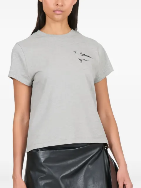 LOEWE embroidered short-sleeved t-shirt