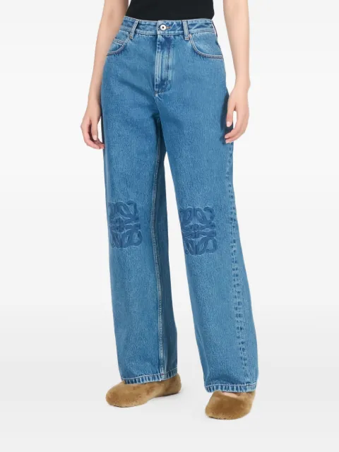 LOEWE jeans con anagrama bordado