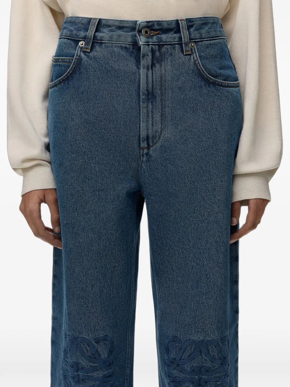 LOEWE Baggy jeans Blauw