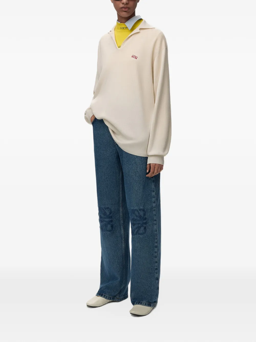 LOEWE Baggy jeans Blauw