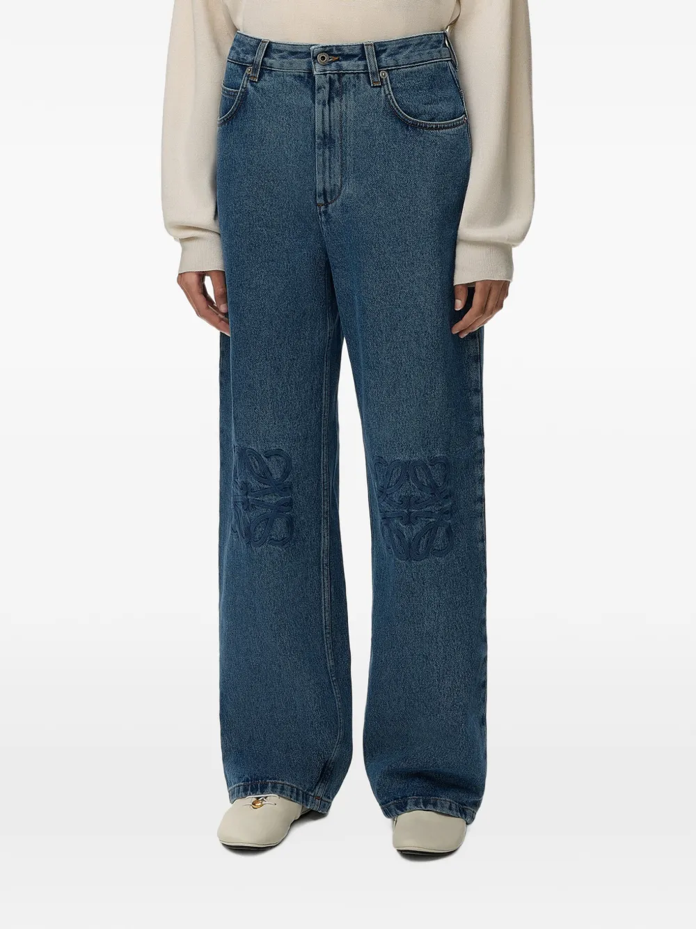 LOEWE Baggy jeans Blauw