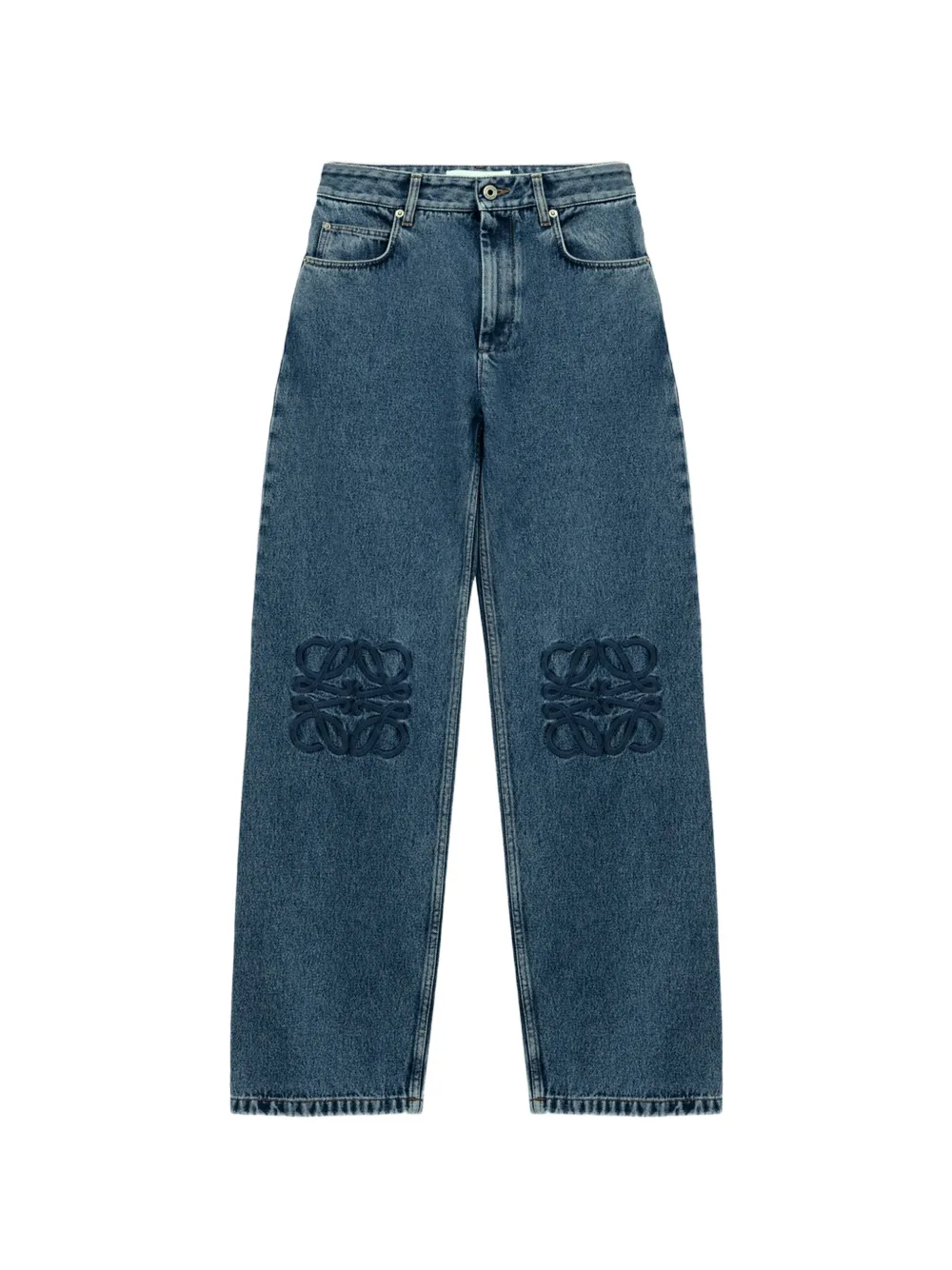 LOEWE Jeans mit Anagram-Stickerei - Blau