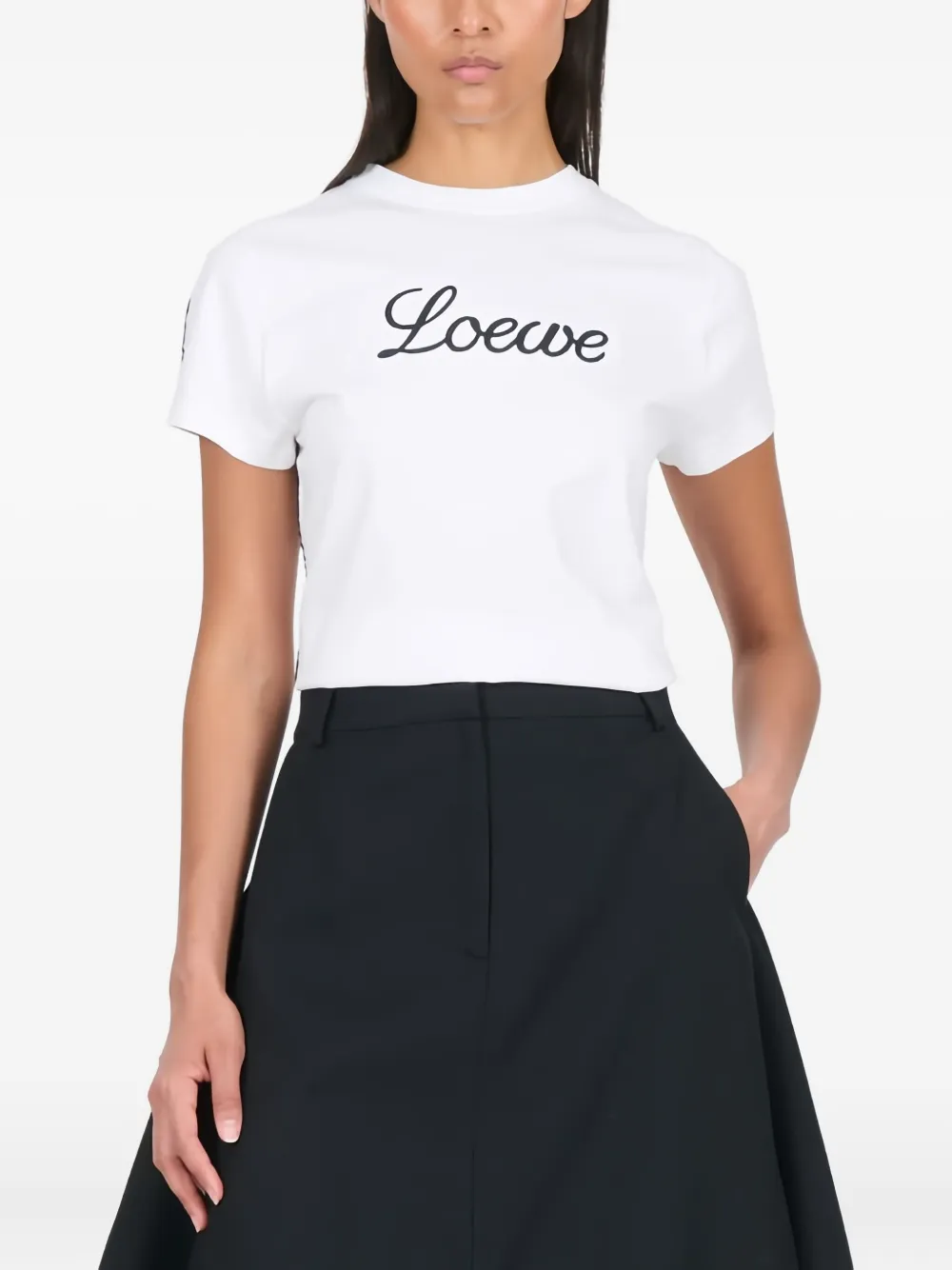 LOEWE T-shirt con logo - Bianco