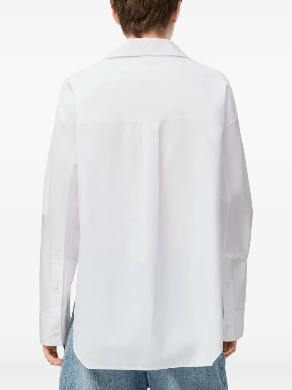 LOEWE Blouse met asymmetrische afwerking Wit