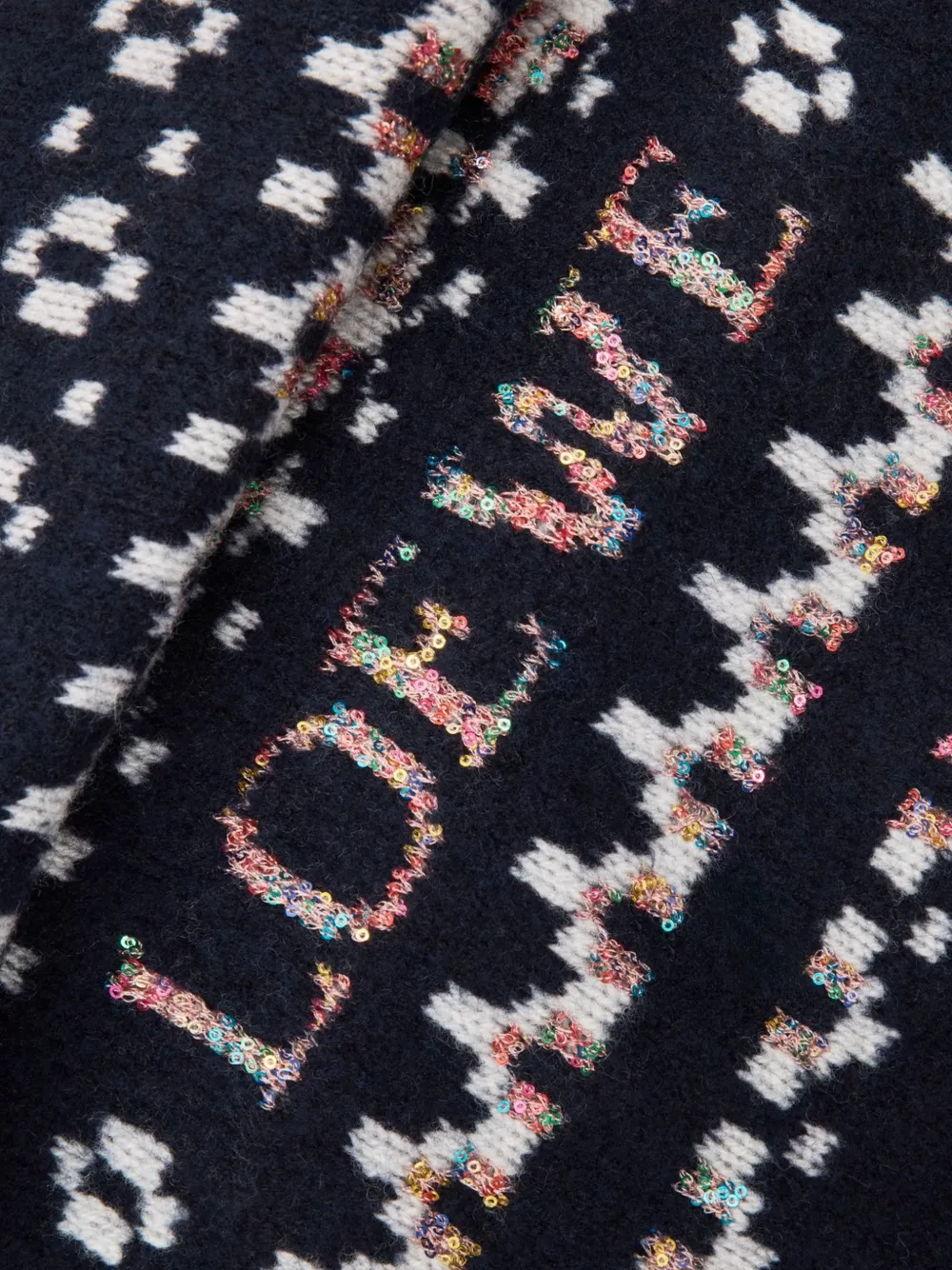  Loewe Bufanda Estampada - Azul 