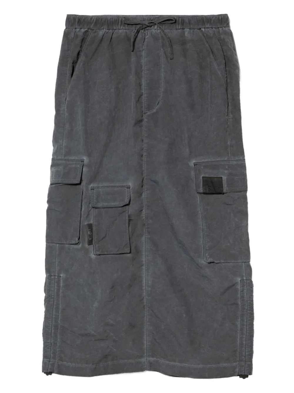 izzue jupe à patch logo | gris | Image 1