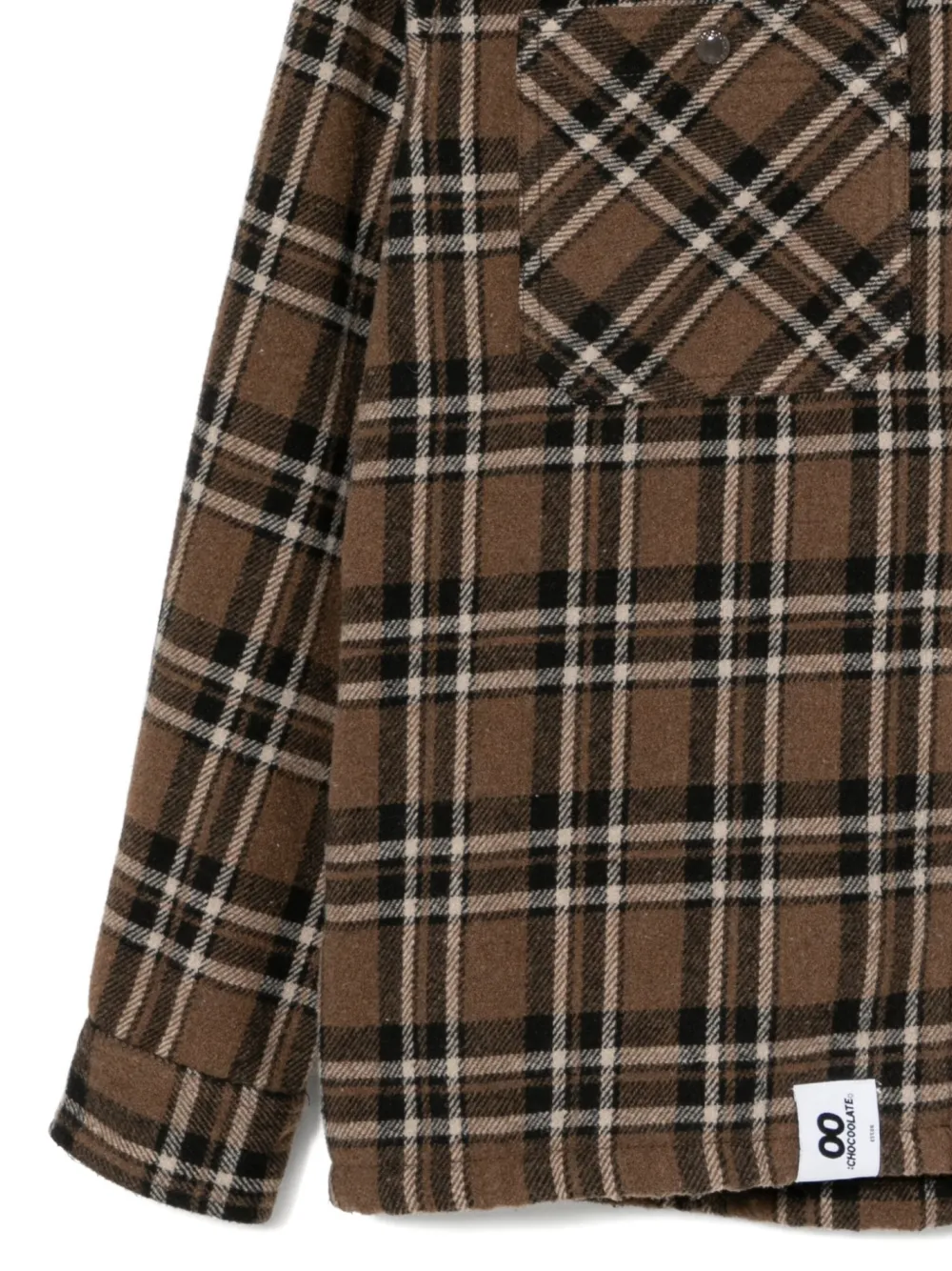 CHOCOOLATE Jack met geborduurd logo Bruin