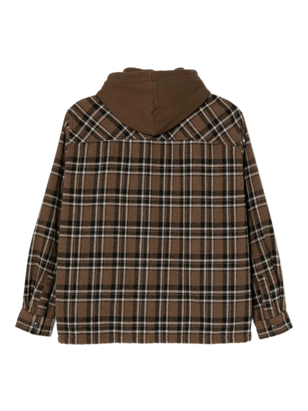 CHOCOOLATE logo-embroidered checked jacket | Hooded Jackets | Image 2
