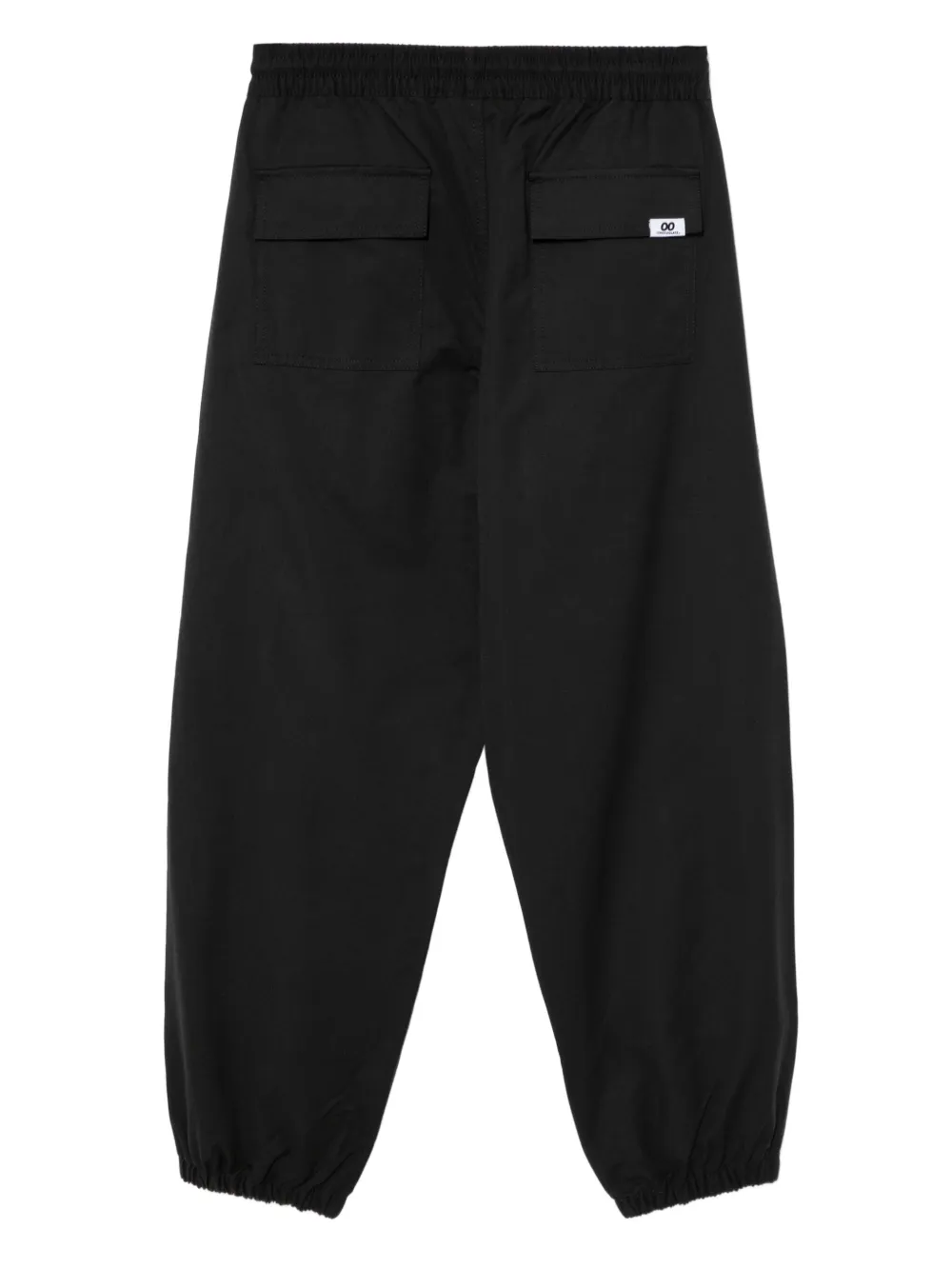 CHOCOOLATE Broek met geborduurd logo - Zwart