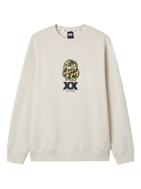 FINGERCROXX camouflag- appliqué sweatshirt
