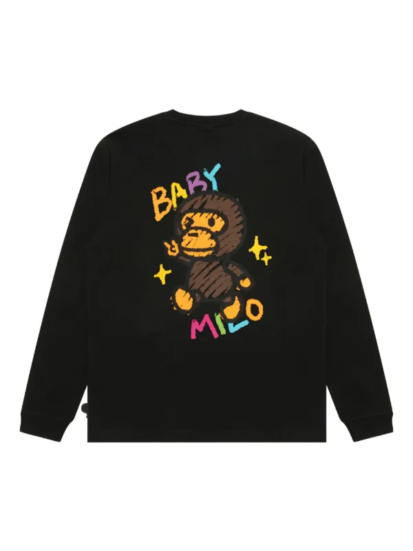 BABY MILO® STORE BY *A BATHING APE® Baby Milo Long Sleeve T-shirt