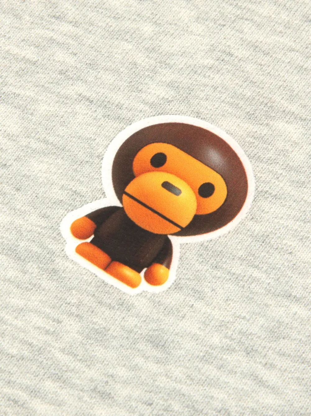 *baby Milo® Store By *a Bathing Ape® Crew-neck Graphic-print Sweatshirt In Neutral