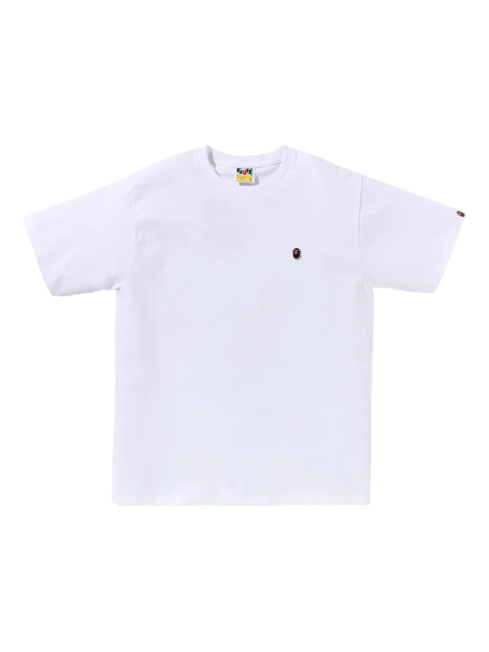 A Bathing Ape Logo T-shirt In White