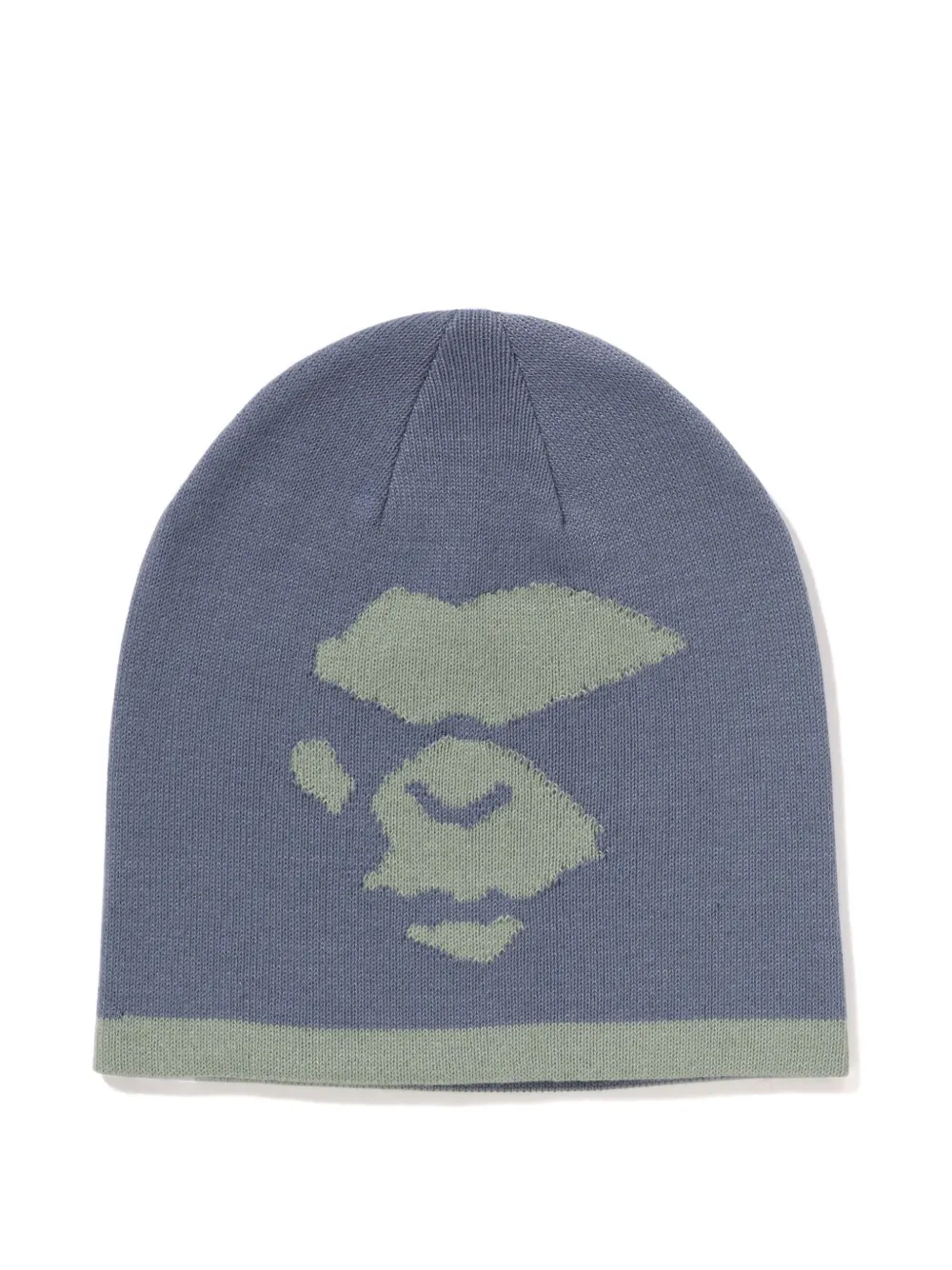 A BATHING APE® logo beanie hat | Blue | Image 1