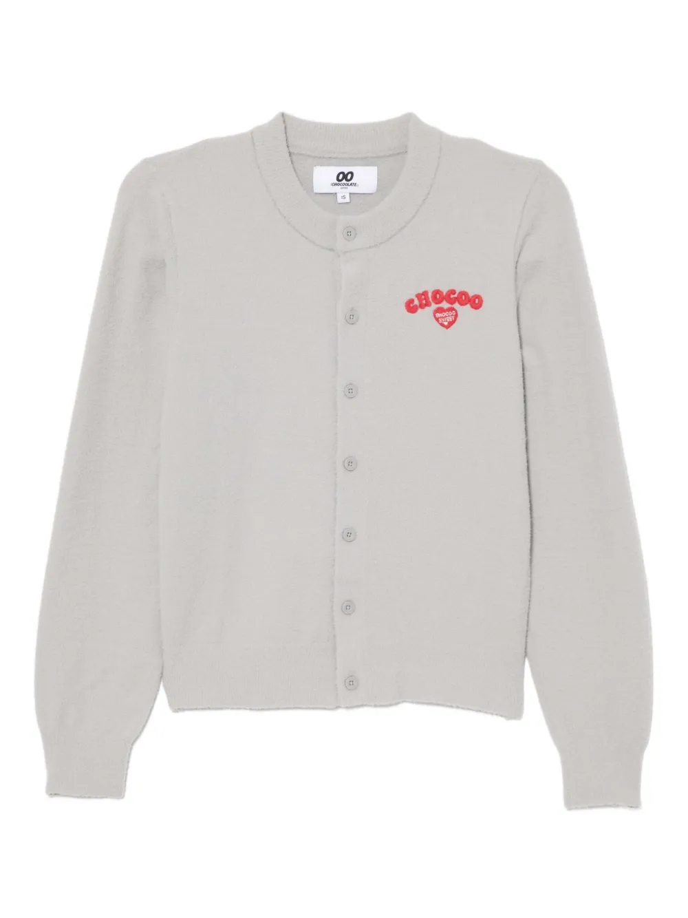 CHOCOOLATE Cardigan con ricamo - Grigio