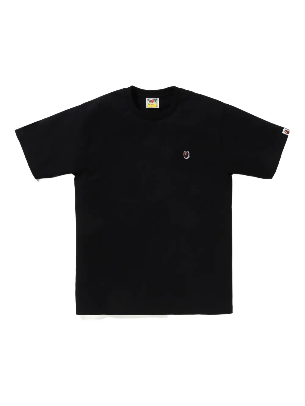 A BATHING APE® playera con logo estampado | negro | Image 1