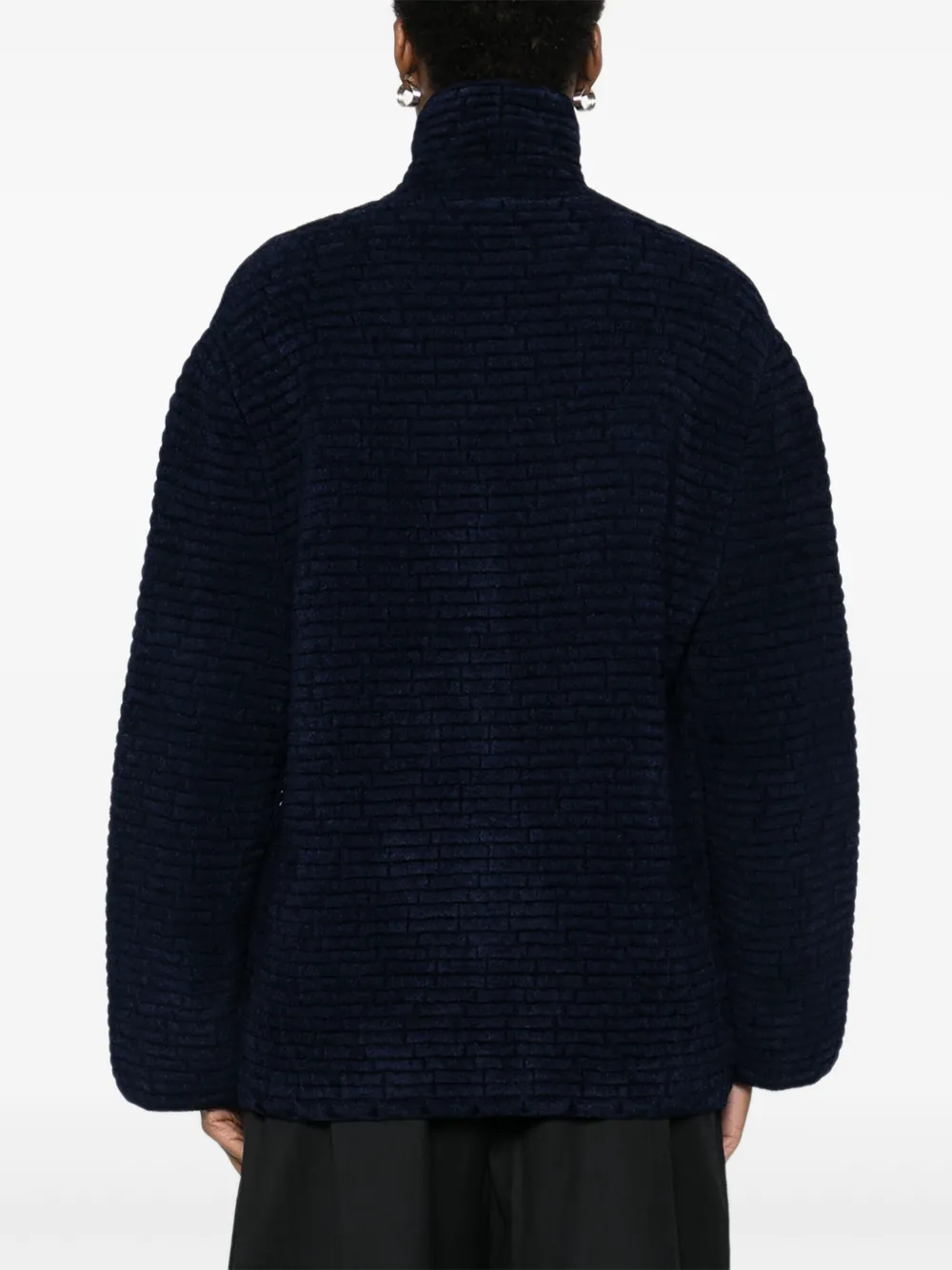 Emporio Armani Bewerkt jack Blauw