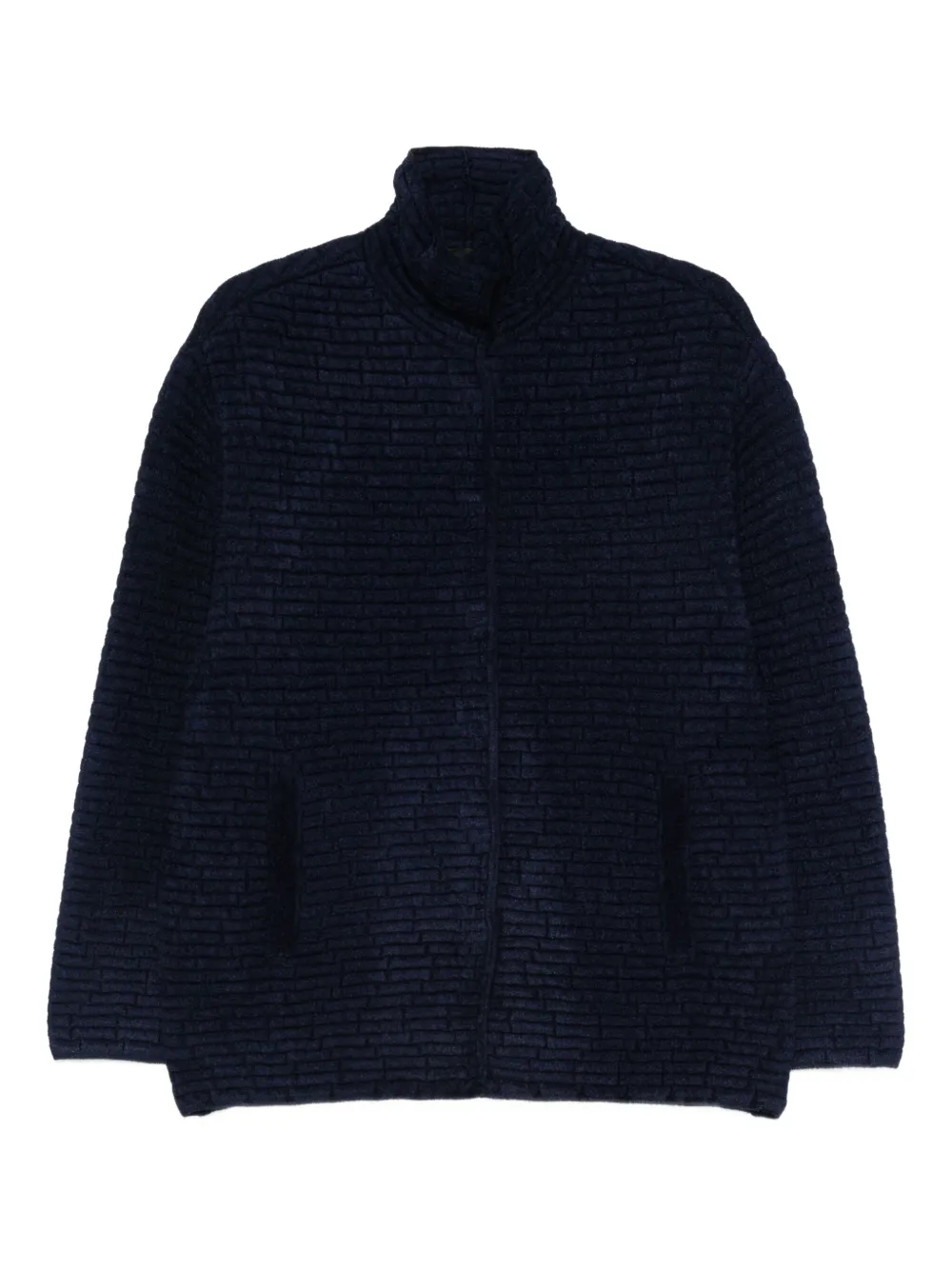 Emporio Armani textured jacket | Blue | Image 1