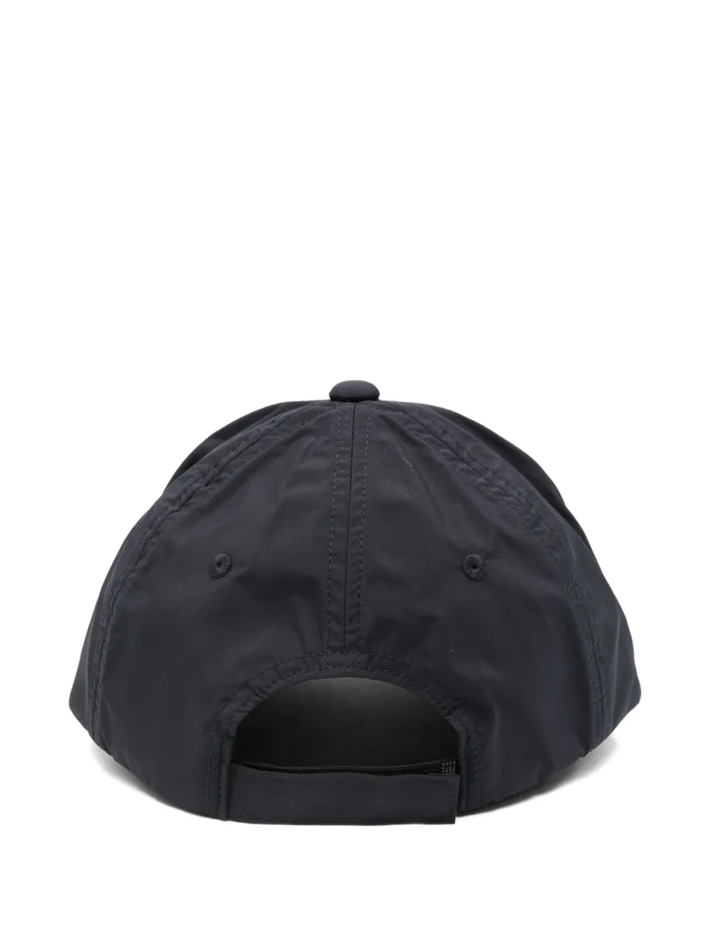 Emporio Armani adjustable logo-patch cap - Zwart