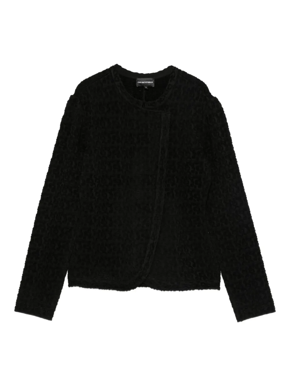 Emporio Armani animal-print fitted jacket | Image 1