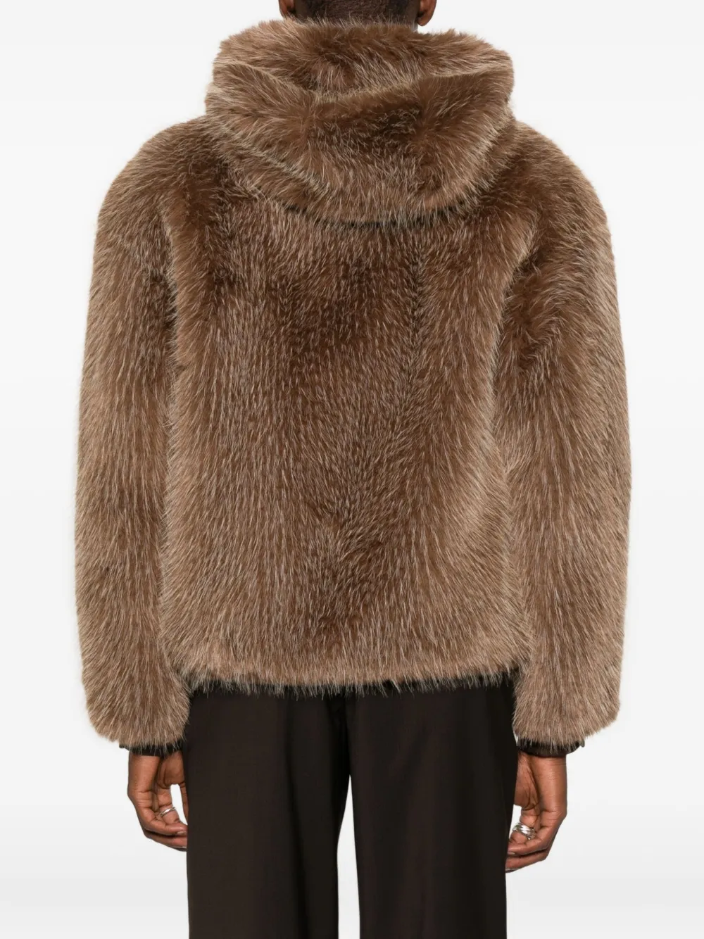 Emporio Armani Jack met capuchon Bruin